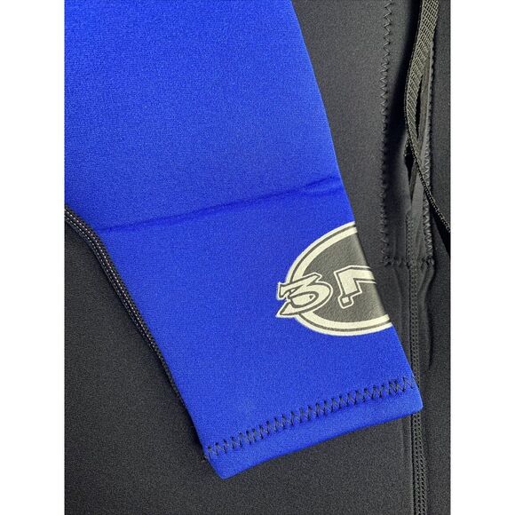 VTG DEEP SEE Full Body Wet Suit M/L 90% Neoprene 10% Nylon 3 MM Black Blue - Picture 10 of 16